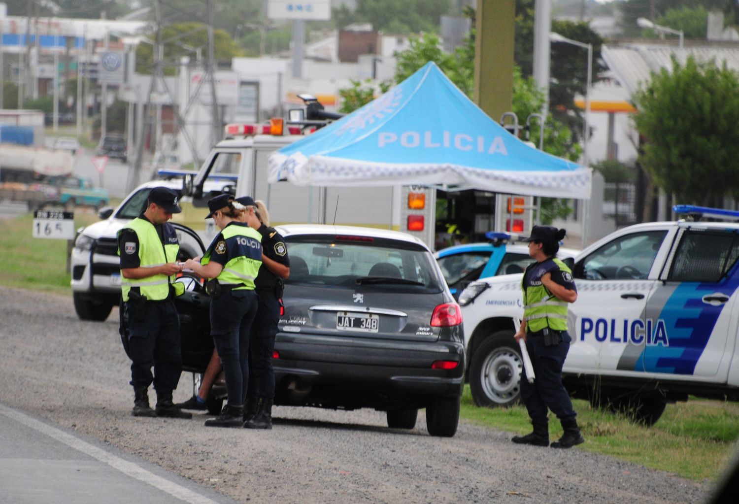 Se realizó un operativo de control en la Ruta Nacional 226