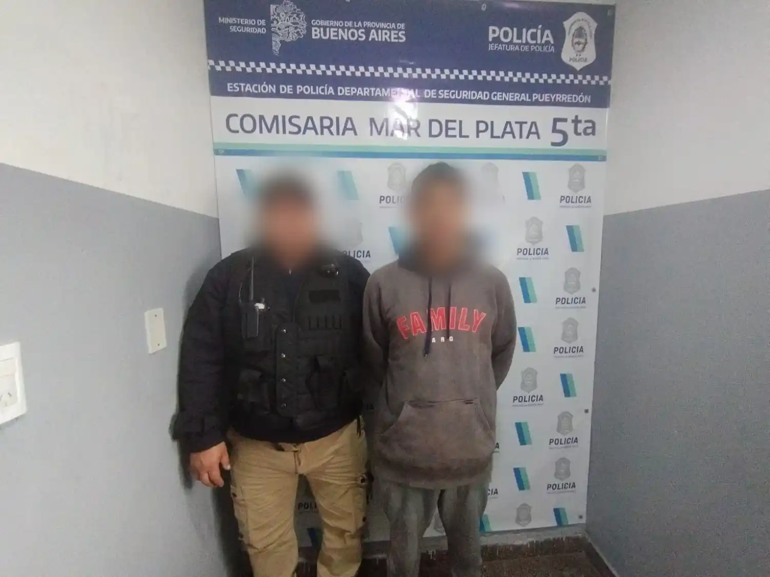 El operativo se llevó a cabo en una vivienda de Puan al 5.500, en el barrio General San Martín.