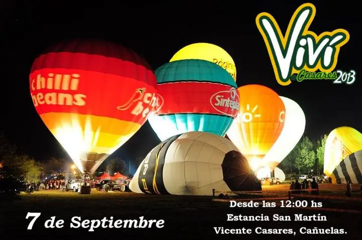Llega el primer show de globos aerostáticos a Cañuelas