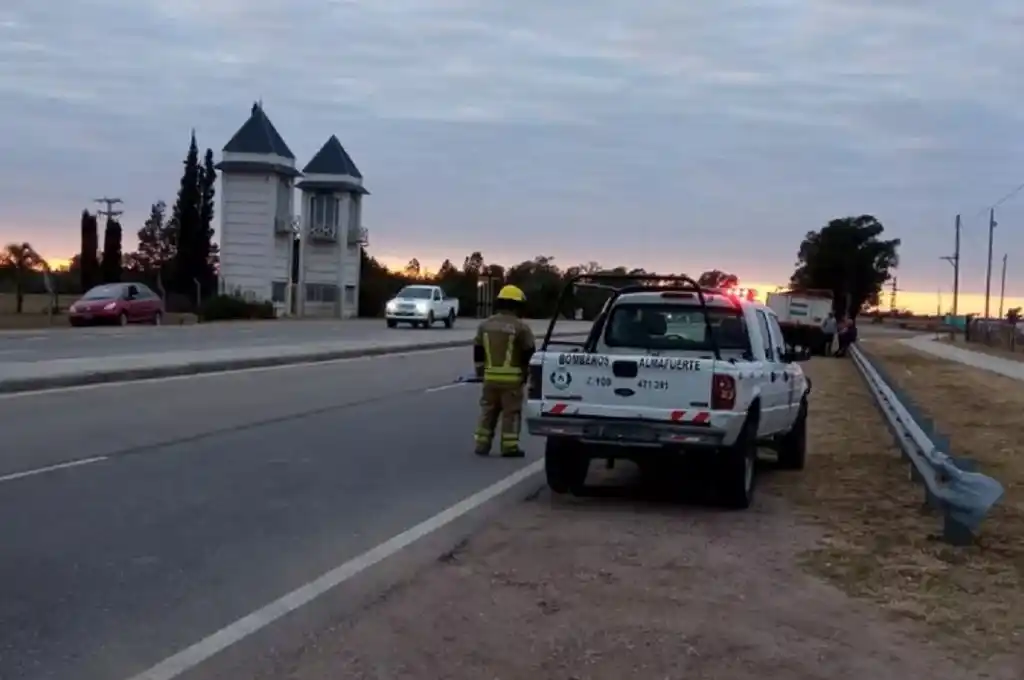 Choque fatal en la autovía que une Almafuerte y Río Tercero