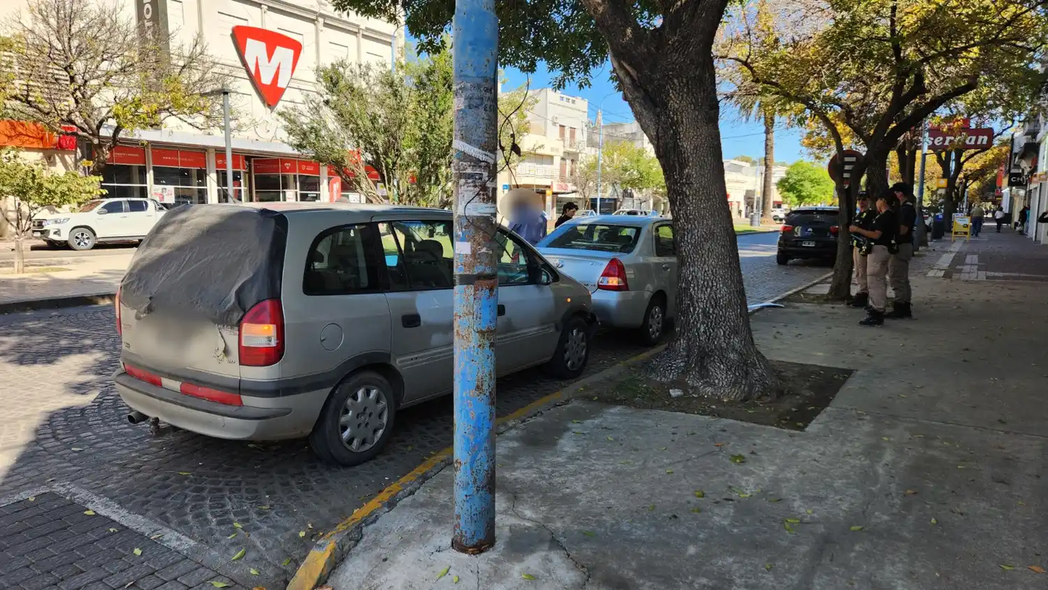 accidente en bv santa fe pleno centro - 1