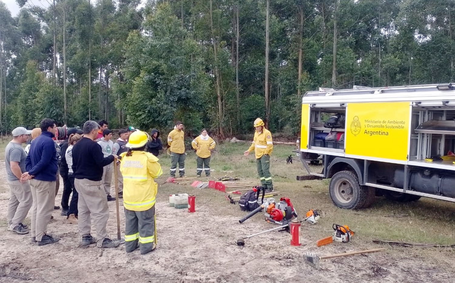 La provincia dio un nuevo taller sobre prevención de incendios en el departamento Colón