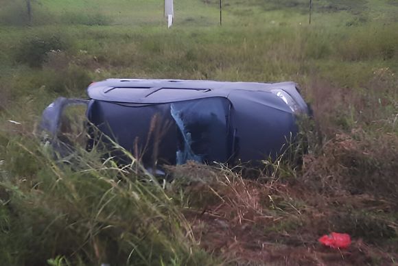 Vuelco en ruta 1001: "No fue una falla mecánica, pasé por un pozo y perdí el control"
