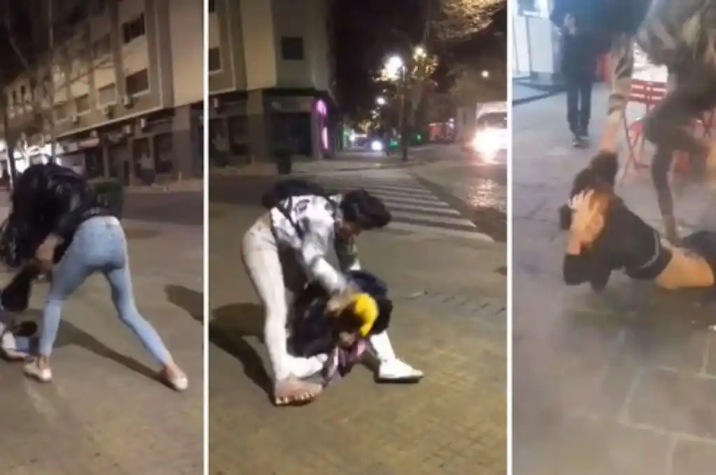 Violencia en el centro de La Plata