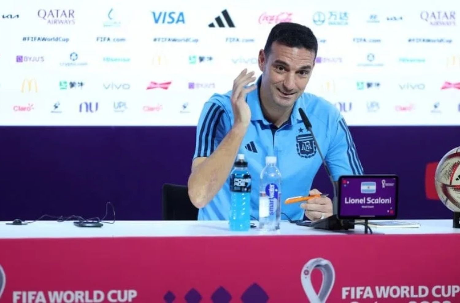 Scaloni: "Ya tengo decidido el equipo"