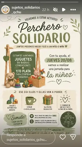 perchero solidario