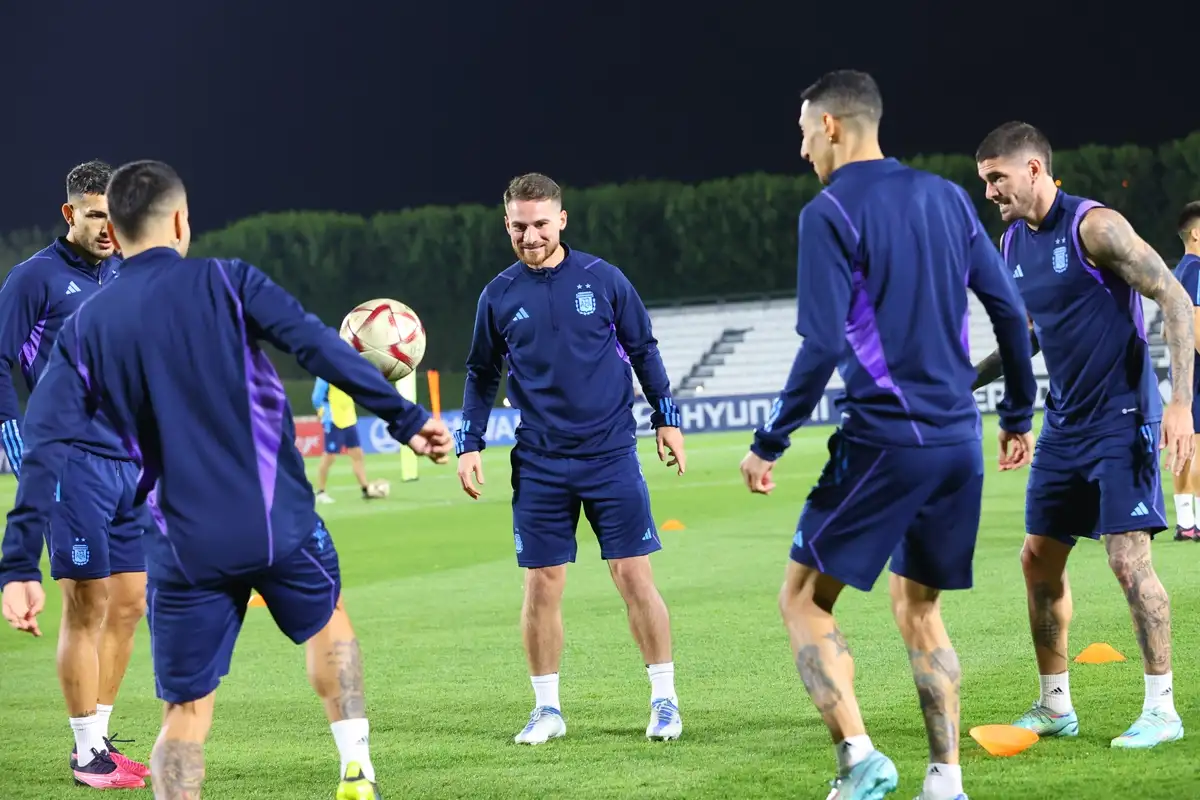 Tras el día libre, la Selección volvió a entrenarse con la mente puesta en Francia