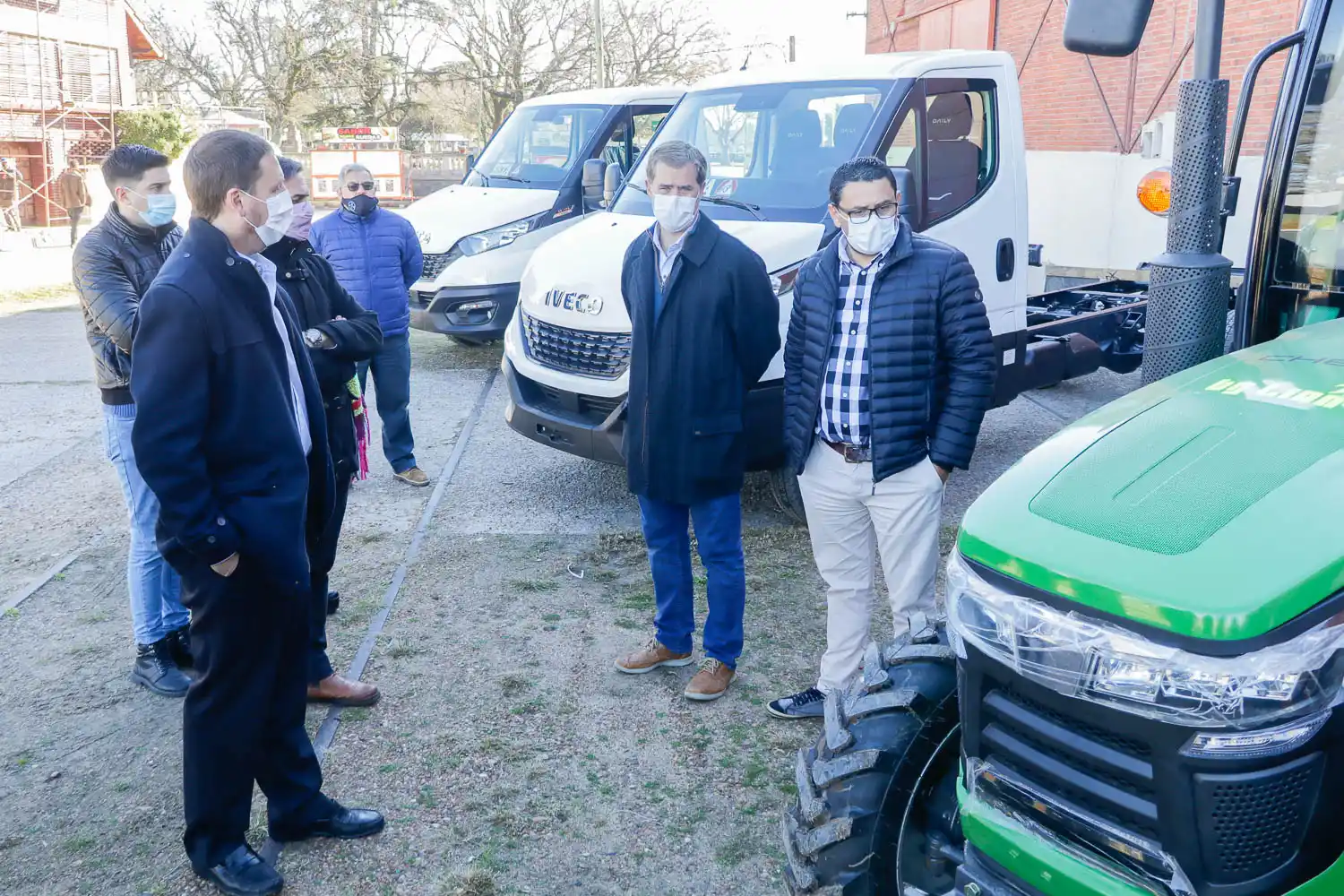 Piaggio recibió la maquinaria que se compró para el Mercado del Frigorífico