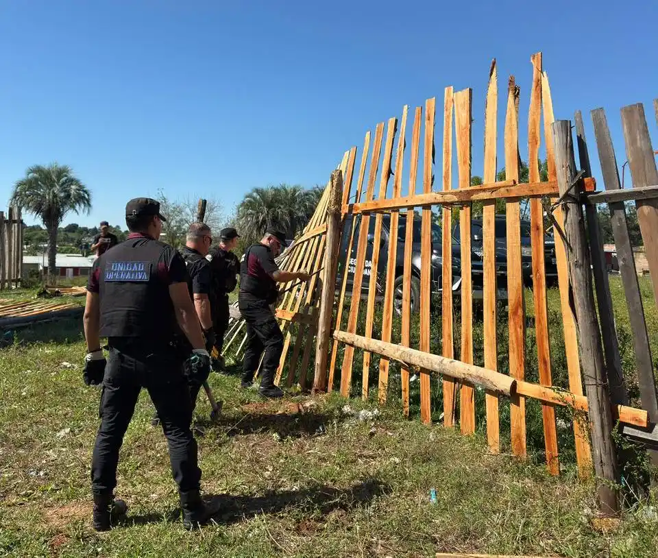 La municipalidad desalojó un terreno perteneciente al EDOS
