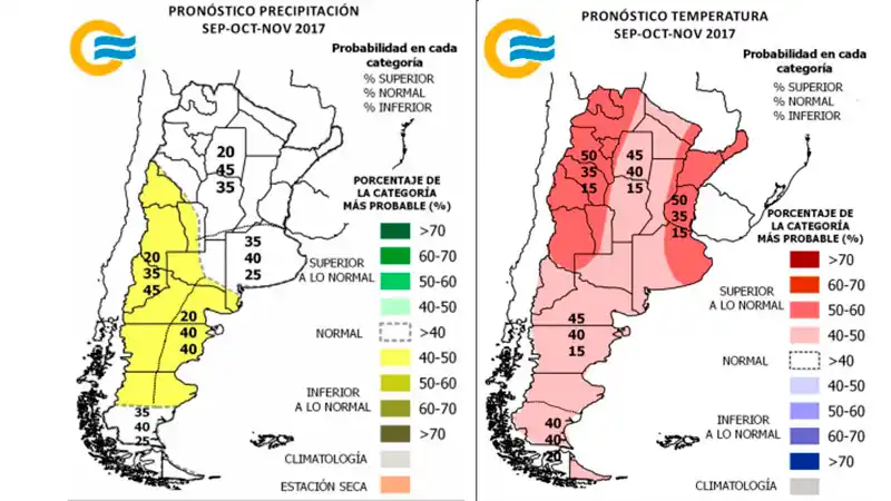 Pronostican una primavera más calurosa que lo normal en Entre Ríos