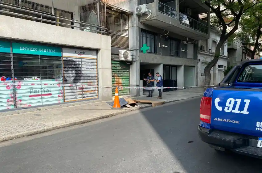 Conmoción por la muerte de un hombre que cayó del octavo piso de un edificio en el centro
