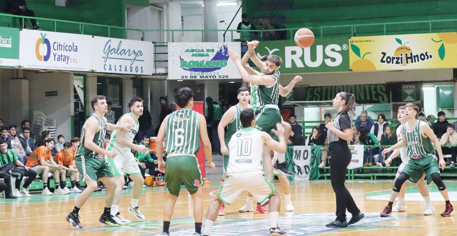 Estudiantes Concordia arrancó con una victoria en el Pre-Federal 2024 de básquet