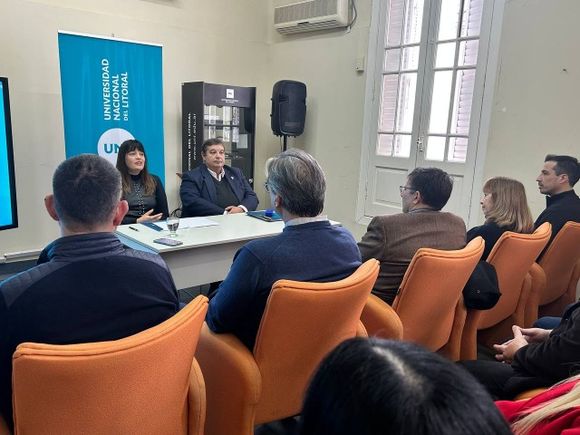La UNL presentó oficialmente al CURS ante autoridades de Rafaela