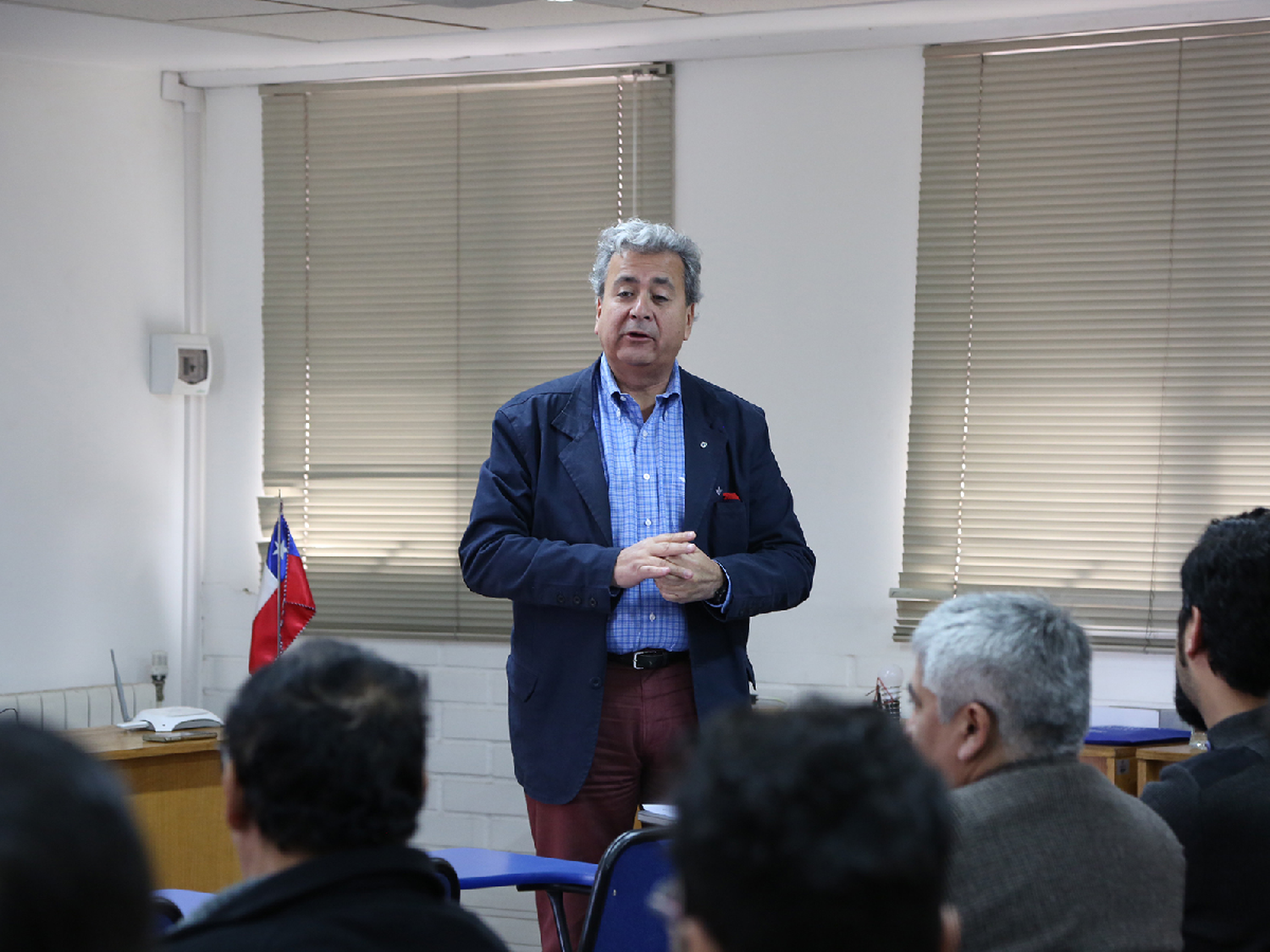 El decano de la Universidad Tecnológica Metropolitana de Chile visita la UTN San Francisco