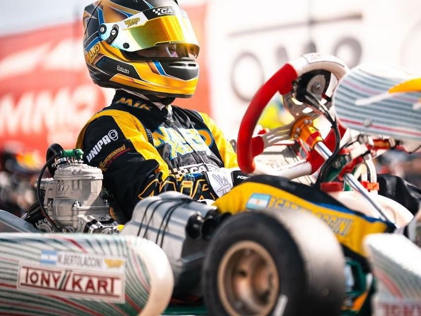 Destacada performance de Bertolaccini en Suecia. Foto:Prensa MB