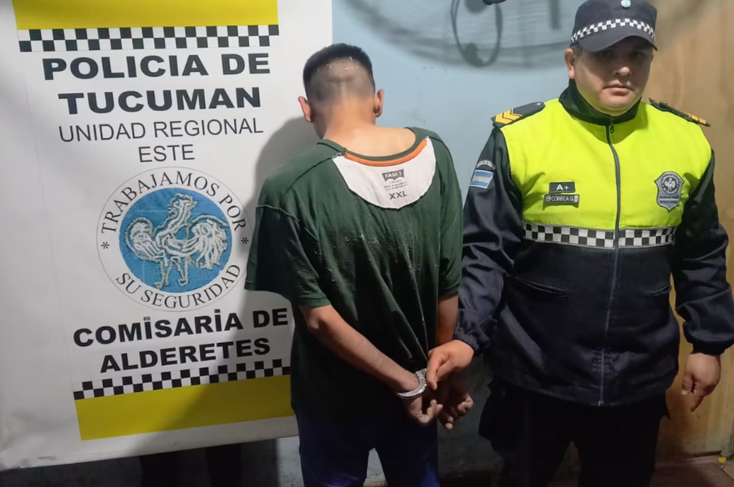 El asesino fue detenido horas después de su fuga.