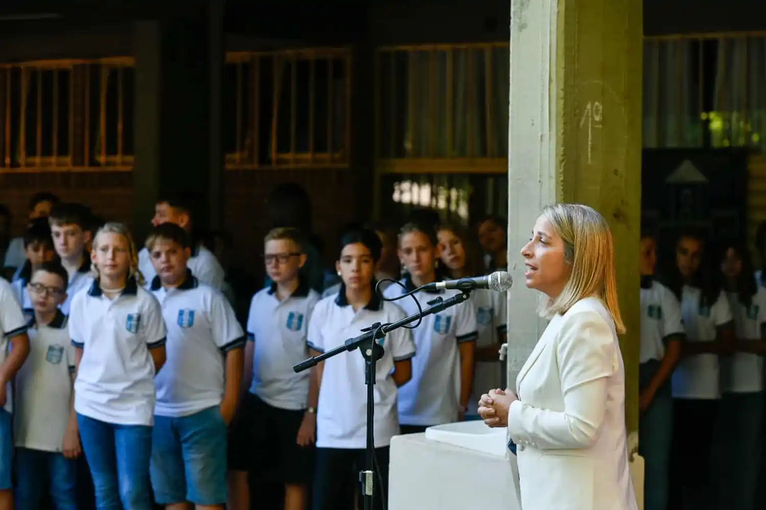 “Con acciones, políticas y decisiones ratificamos que la educación es la obra más importante” dijo Stratta en Crespo