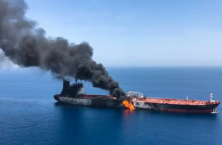 Estados Unidos responsabilizó a Irán del ataque a dos buques en Golfo de Omán