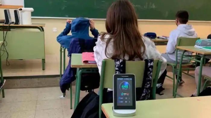 Presencialidad escolar: Según la Provincia 7 de cada 10 escuelas tomaron medidas a partir del uso de medidores de CO2