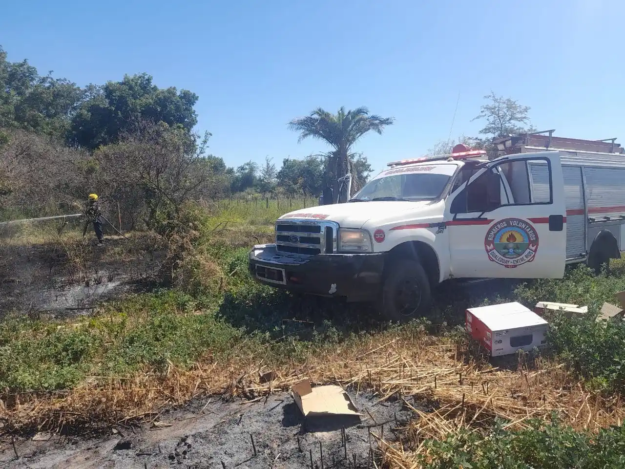 Numerosas intervenciones de Bomberos Voluntarios