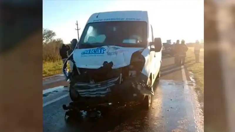 Un herido en choque de vehículos en Ruta 127: uno de los rodados iba sin luz