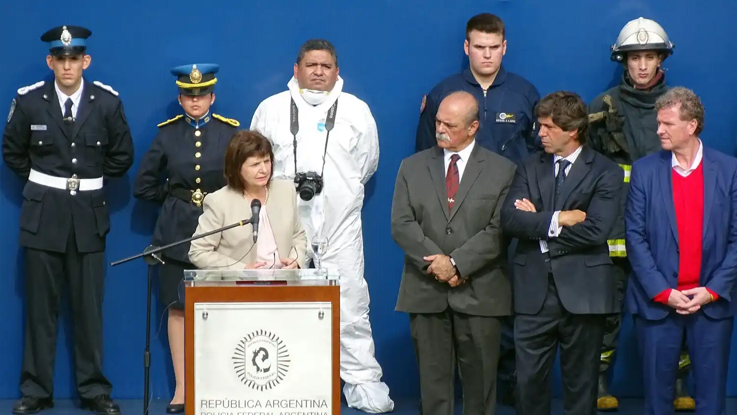 Bullrich presentó la nueva Policía Federal Argentina