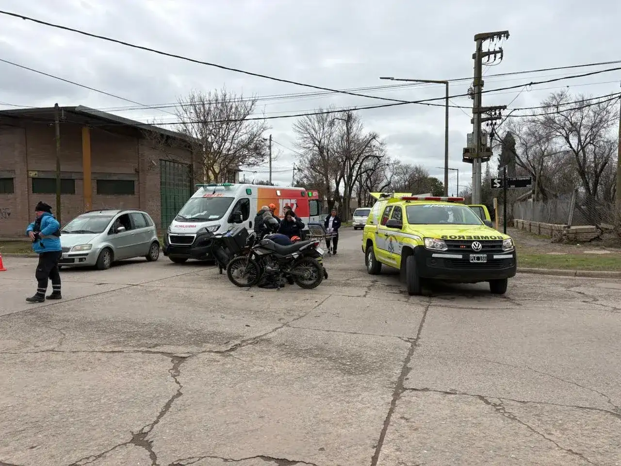 Los médicos resolvieron trasladar a la joven de 18 años para una mejor atención. Foto: BVVT