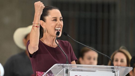 Sheinbaum fue elegida como la primera mujer presidente de México