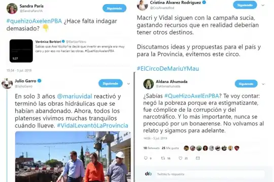 Con una guerra de hashtags, la campaña ya comenzó en las redes sociales