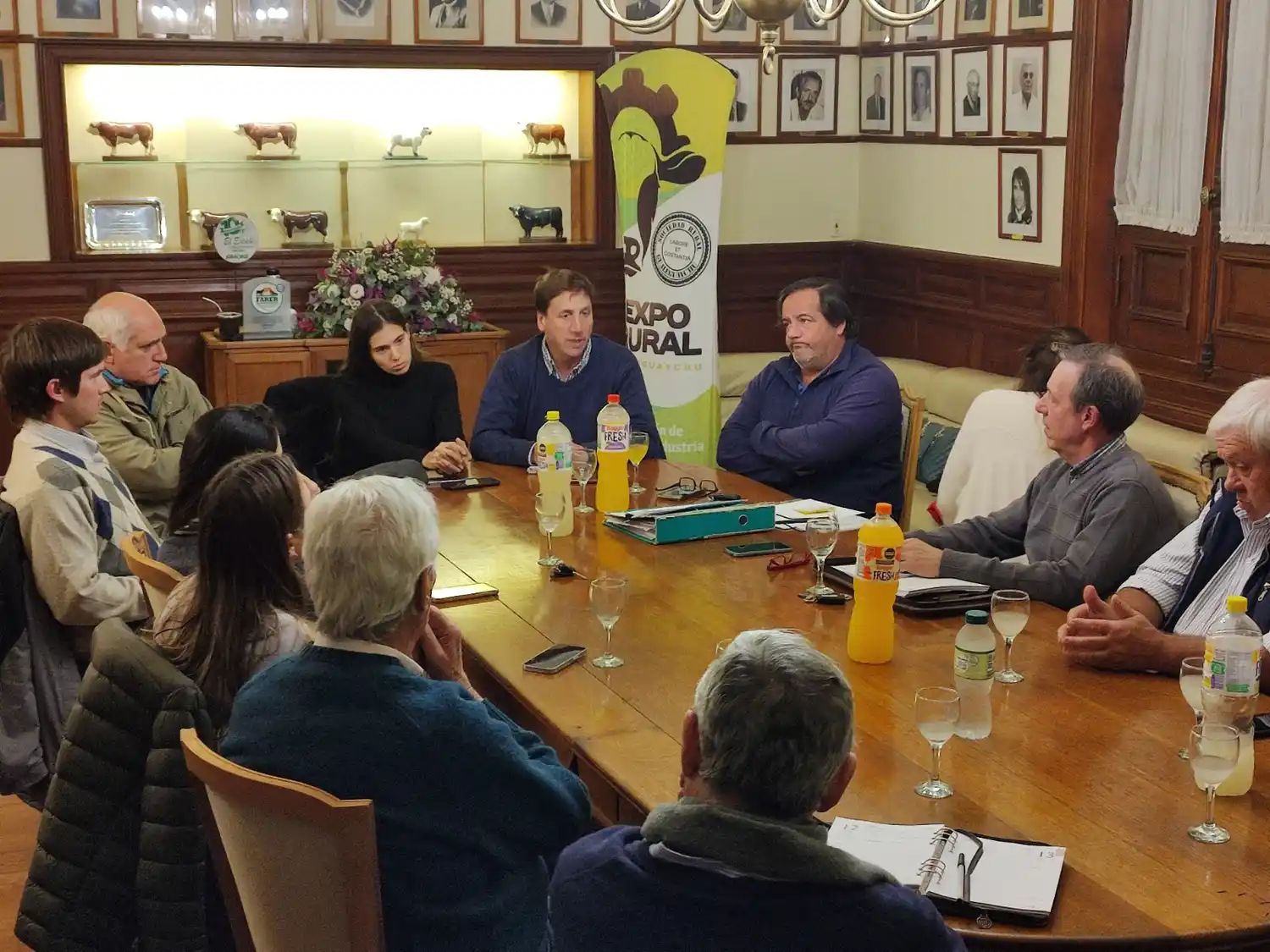 Piaggio y Ronconi se reunieron con la Sociedad Rural para consolidar un Plan de Soberanía Alimentaria en conjunto