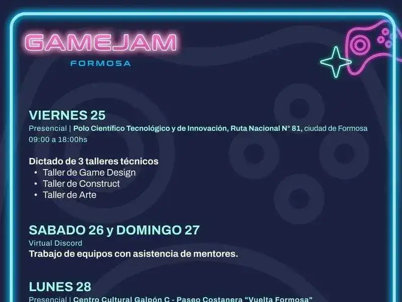 Formosa lanzó la GameJam desarrolladoras