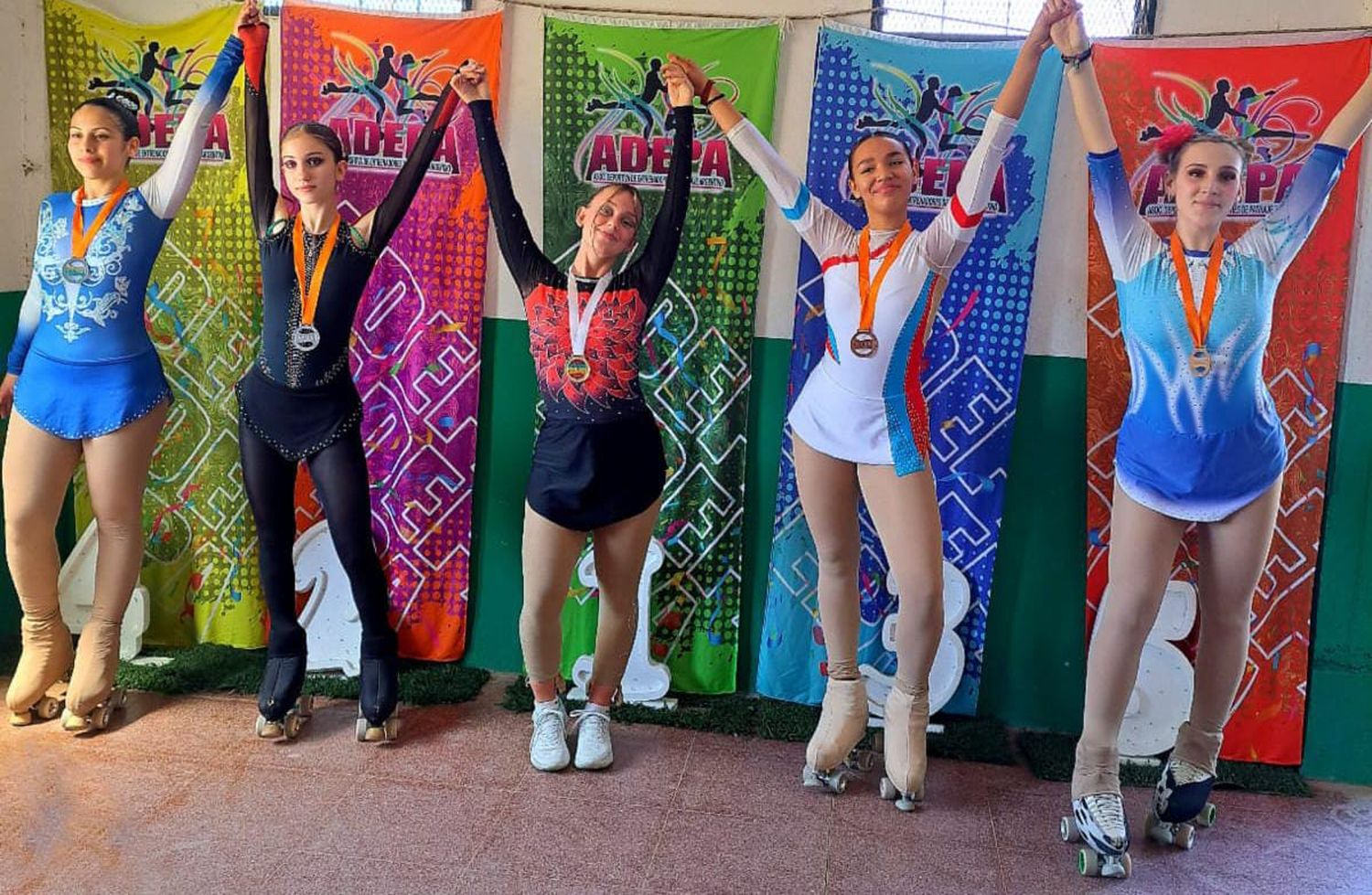Patín artístico: Quimey Rodríguez brilló en Villa Zagala