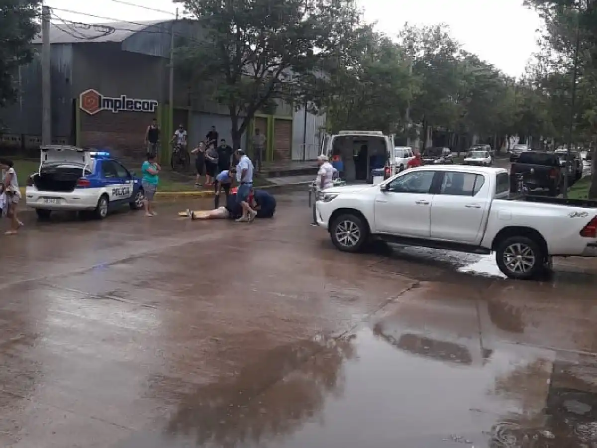 Dos accidentes con  heridos en Brinkmann