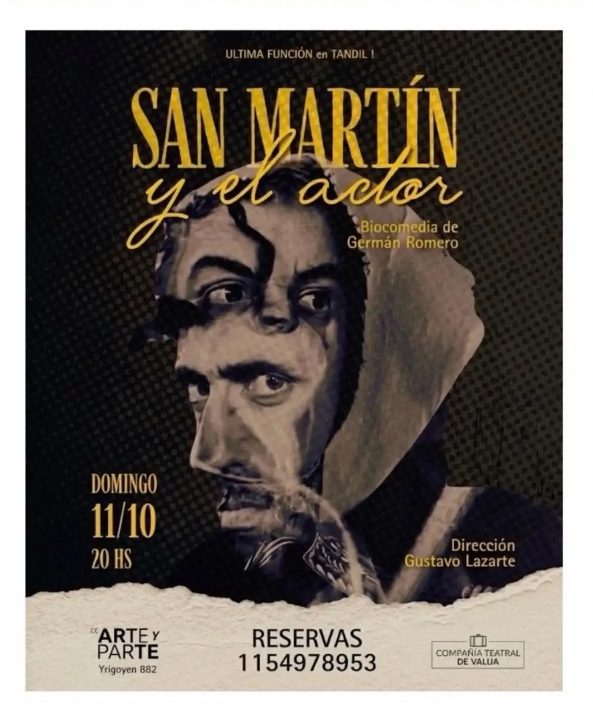Obra "San Martín y el actor"