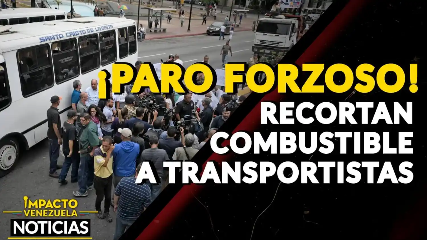 ¡PARO FORZOSO! Recortan combustible a transportistas – VIDEO IMPACTO VENEZUELA