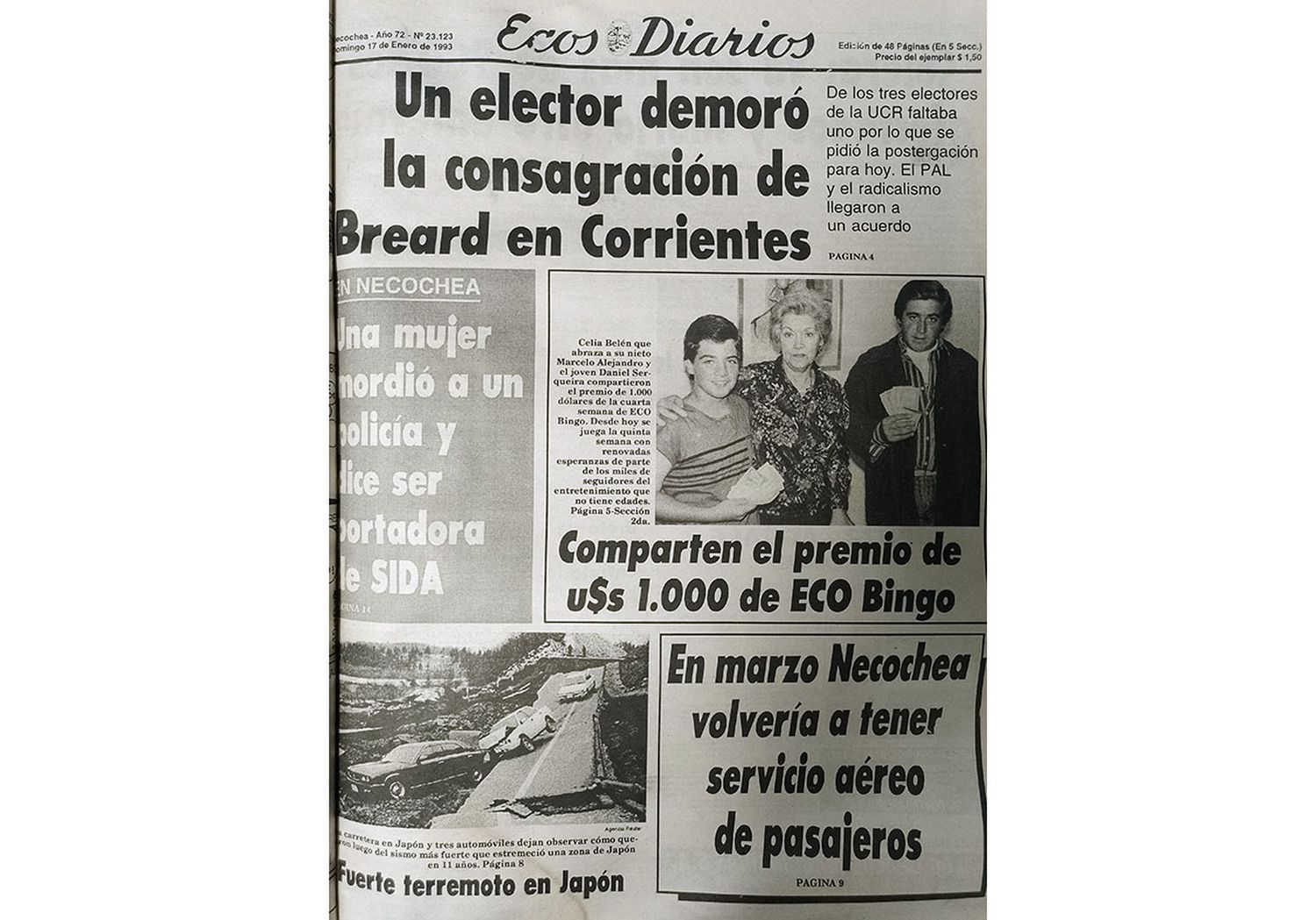 Domingo 17 de enero de 1993