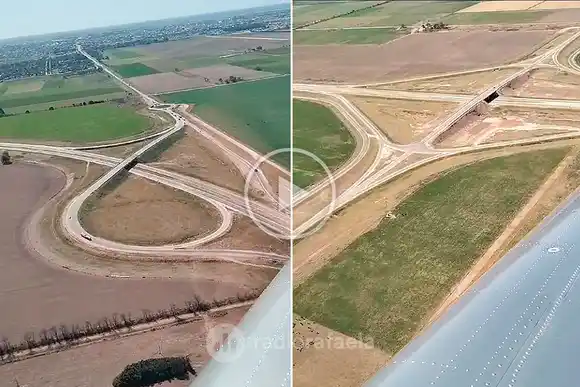 VIDEO | Así se ve, desde el cielo, la Variante Rafaela de la RN34