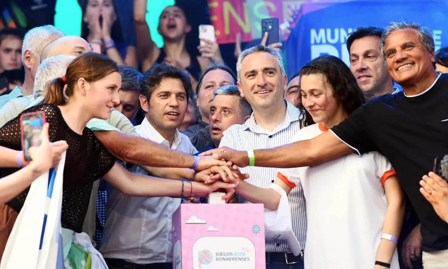 El Intendente compartió con Kicillof la apertura de las finales de Juegos Bonaerenses