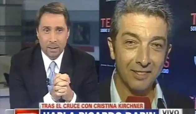 Ricardo Darín se cruzó al aire con Feimann  