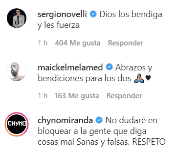 Muchas fueron las muestras de cariño que recibió Chyno. Foto Instagram