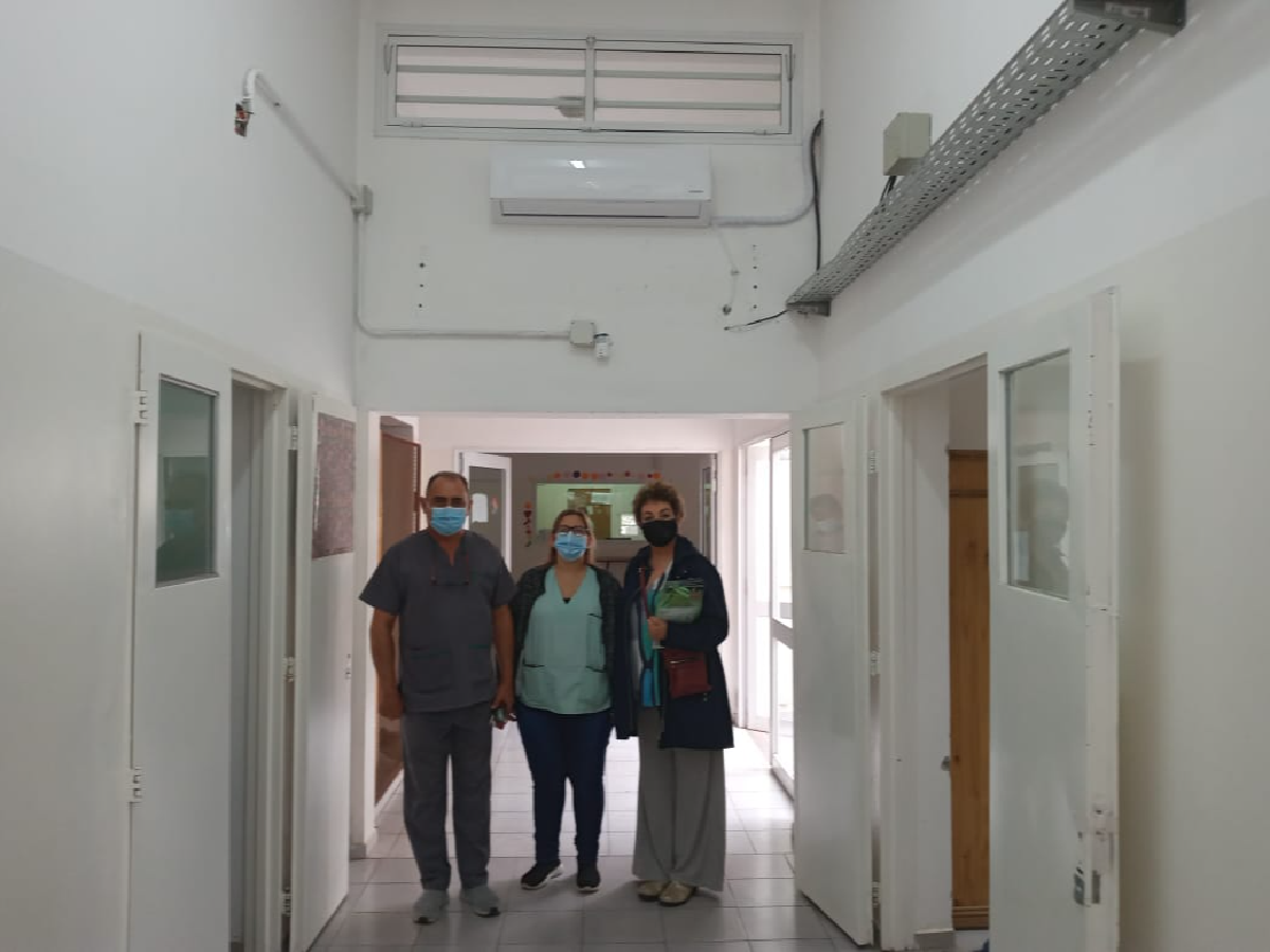 El área de Salud Mental del Hospital Iturraspe tiene nuevos aires acondicionados
