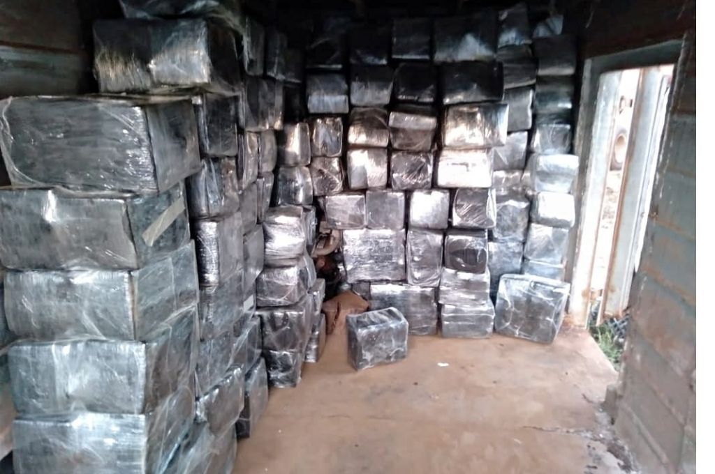 Incautan aproximadamente tres toneladas de marihuana en Misiones