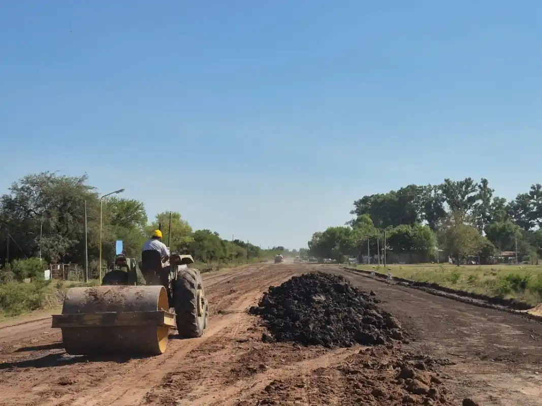 Continúan las obras para extender el boulevard De María desde Sobral hacia el norte