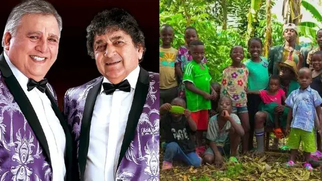 Un grupo de niños de África bailaron una cancion de Los Palmeras