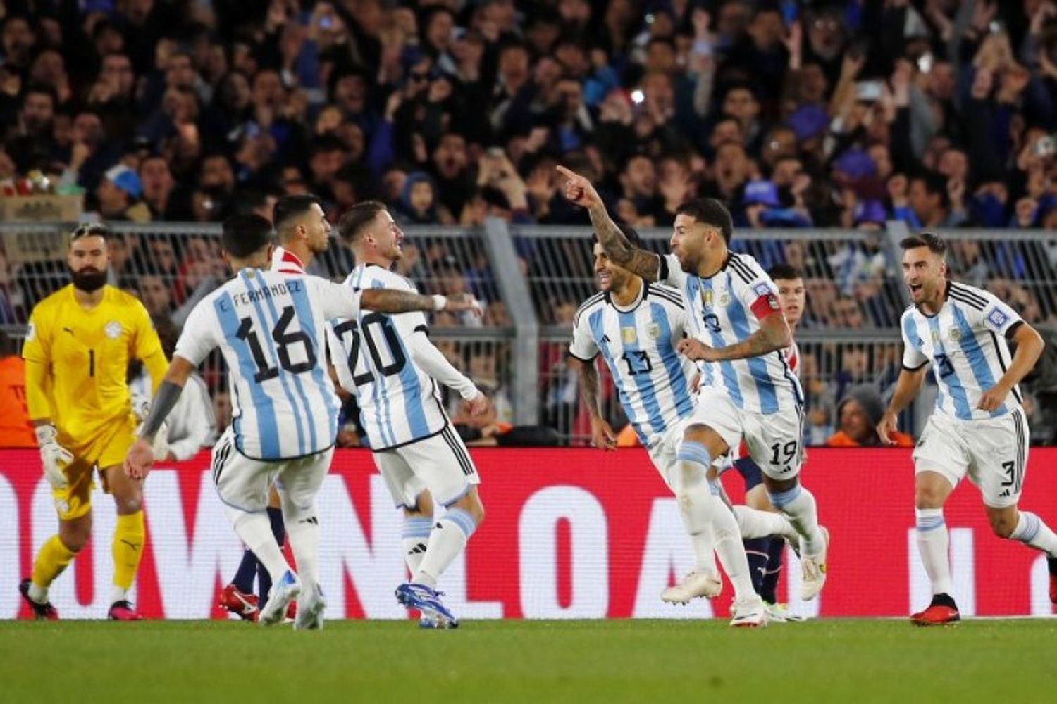 Argentina convirtió el estadio Monumental en una fortaleza