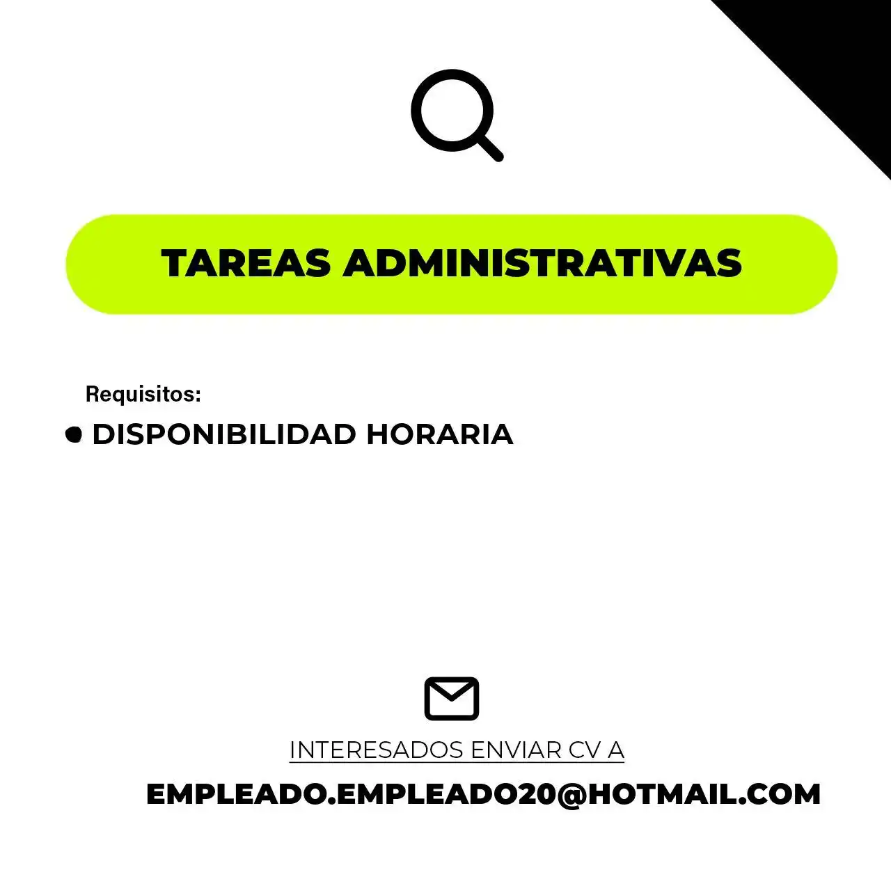 tarea administrativa