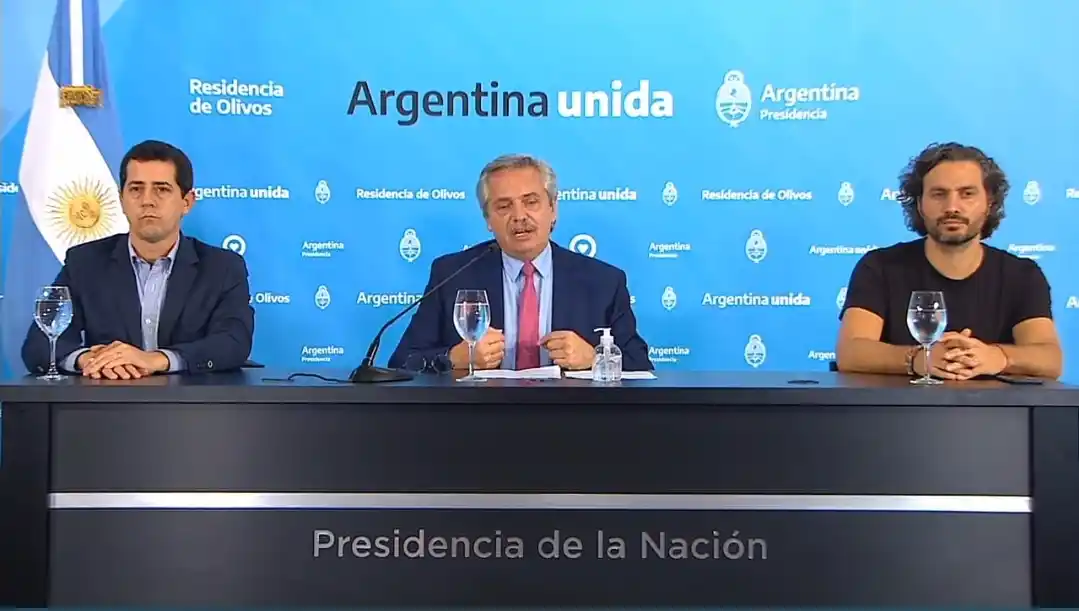 Alberto Fernández extendió la cuarentena hasta el final de Semana Santa