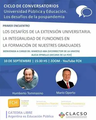 Ciclo de Conversatorios denominado Universidad Pública y Educación