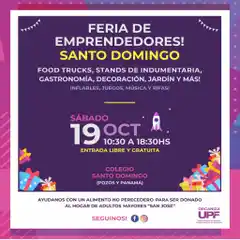 Se llevará a cabo una Feria de Emprendedores en Santo Domingo 
