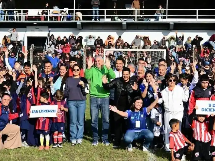 Jofré acompañó el inicio de la temporada 2026 del Fútbol Infantil